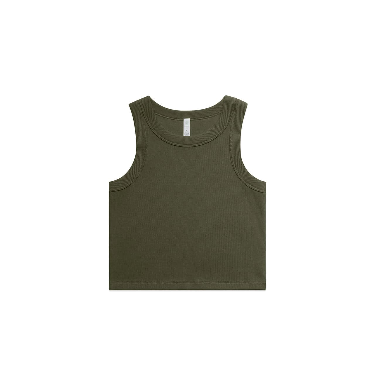 Wo's Organic Rib Crop Tank
