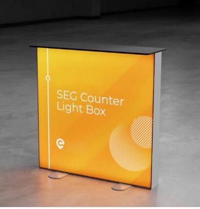 Promotion Light Box Table 1000mm x 1000mm Aluminium Frame