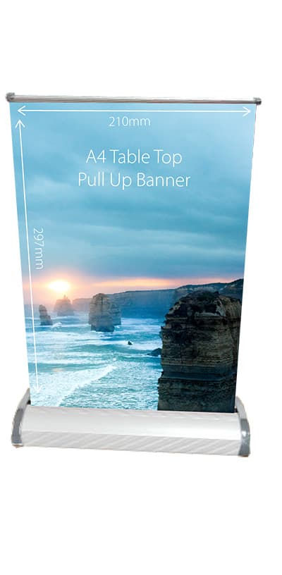 Table Top Pull Up Banner A4