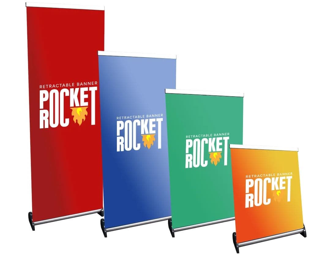 Mini Pull Up Banner 400mm x 400mm