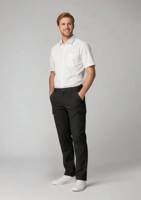 Comfort Waist Mens Cargo Pant