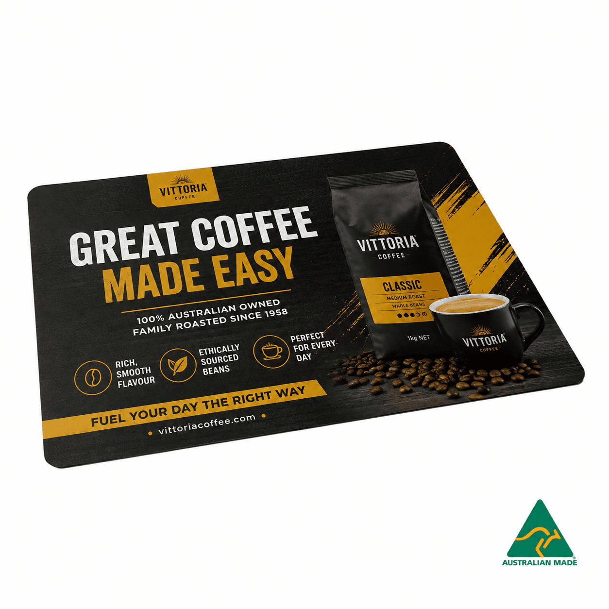 A4 Deluxe Counter Mat 297mm x 210mm x 3mm Rubber Sponge