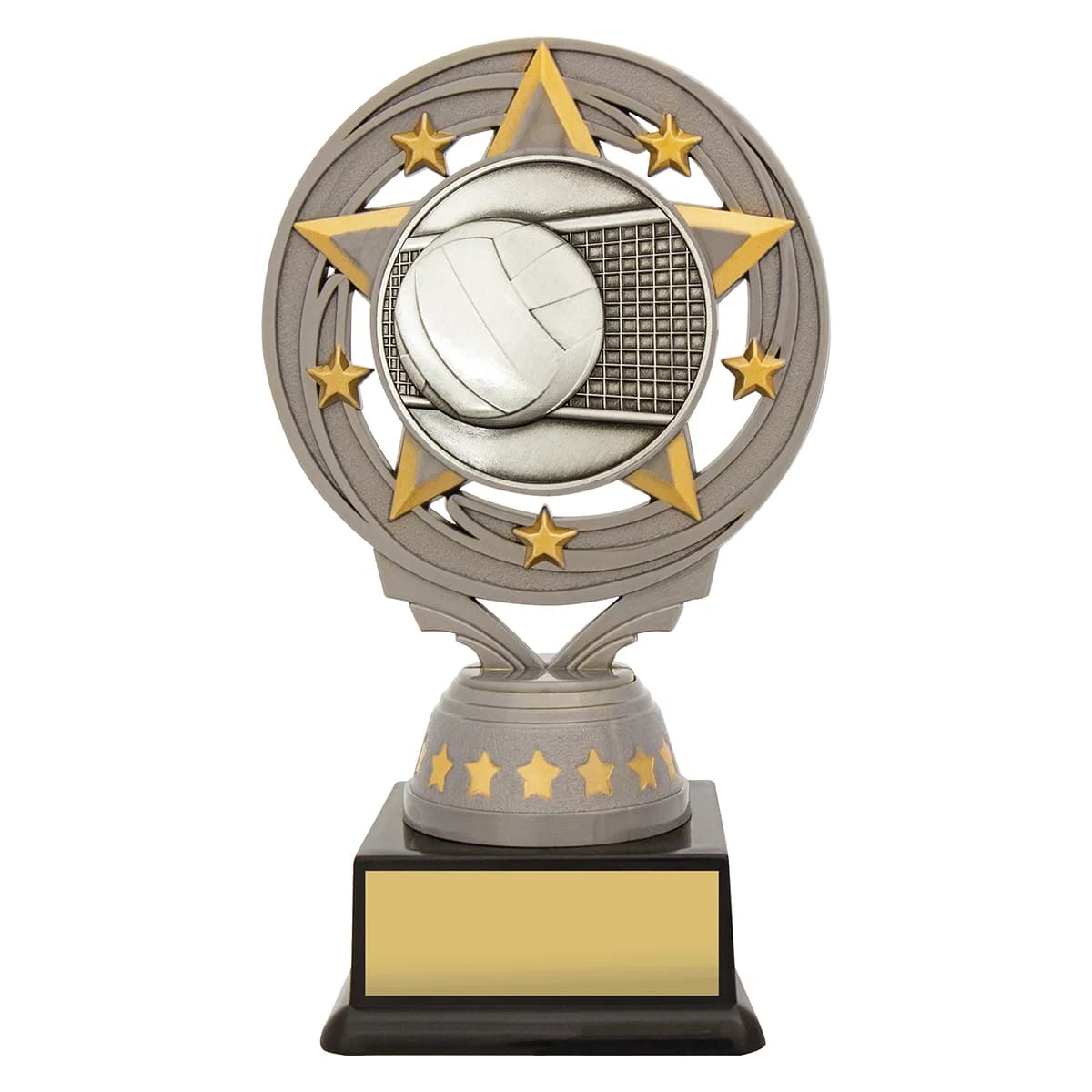 Silver Volleyball Torch 150mm