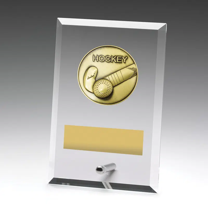 Glass Plaques - Hockey