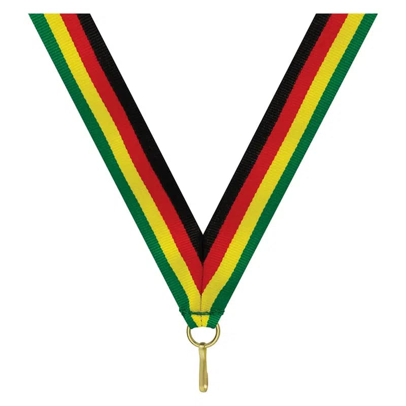 Black / Red / Yellow / Green Ribbon 800 x 23mm