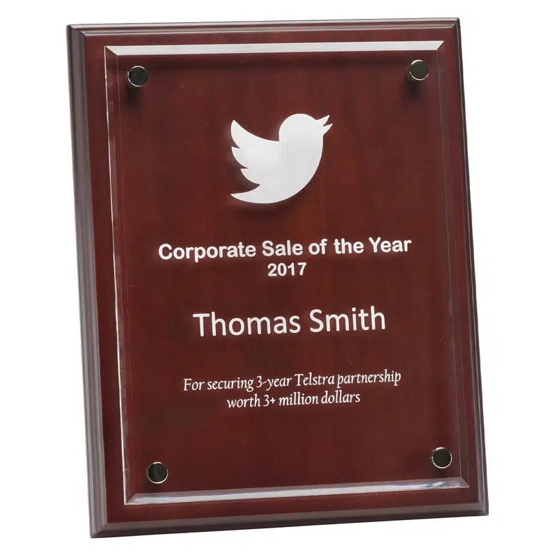 Floating Acrylic Plaque