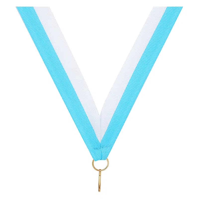 Light Blue / White Ribbon 800 x 23mm